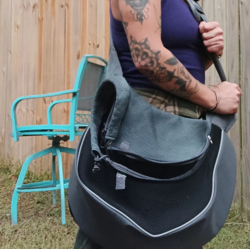 YUDODO Dog Carrying Crossbody Satchel Bag